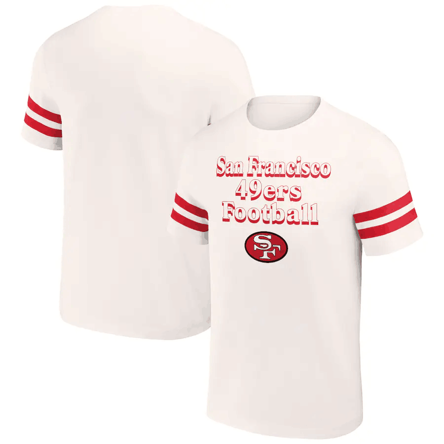 Men's San Francisco 49ers Cream x Darius Rucker Collection Vintage T-Shirt Men's San Francisco 49ers Cream x Darius Rucker Collection Vintage T-Shirt